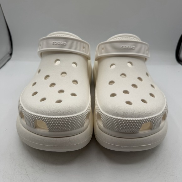 Crocs Classic‎ Crush Clogs Mens Sz 12 White Slip On Comfort Shoes main image 7